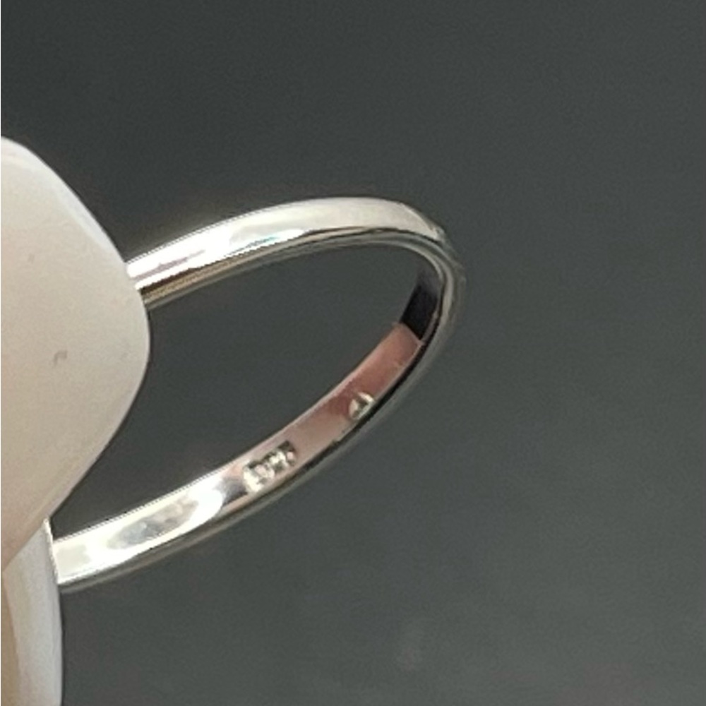 Size 8 Solid 925 Silver Skull Ring - image 4